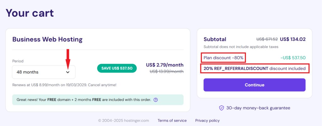 hosting coupon codes 2025