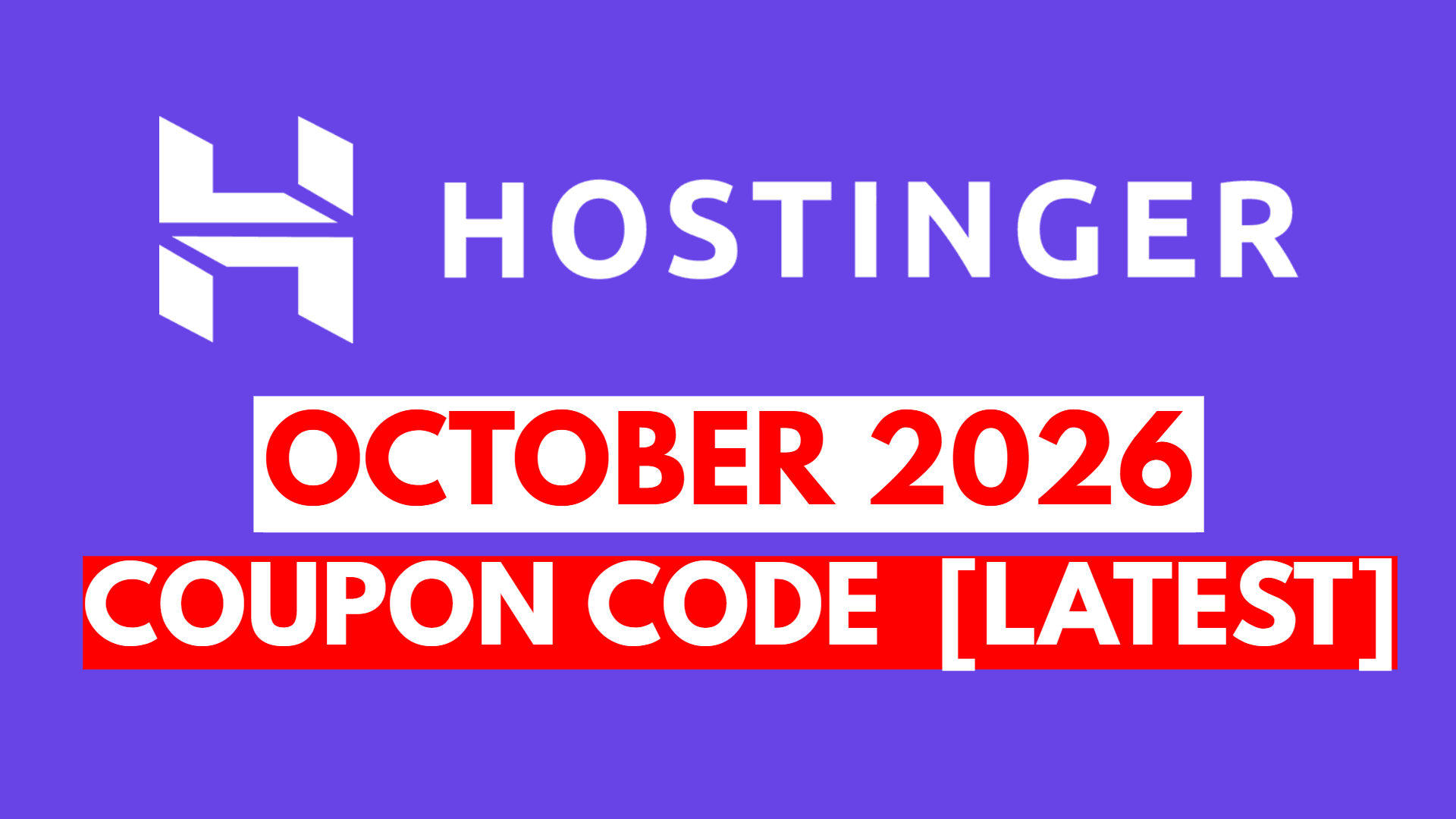 hostinger coupon code october 2026