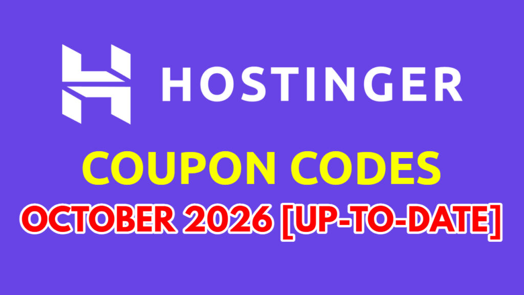 hostinger october 2026 coupon code