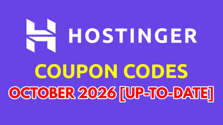 Hostinger October 2026 Coupon Code | 95% OFF + Free Domain